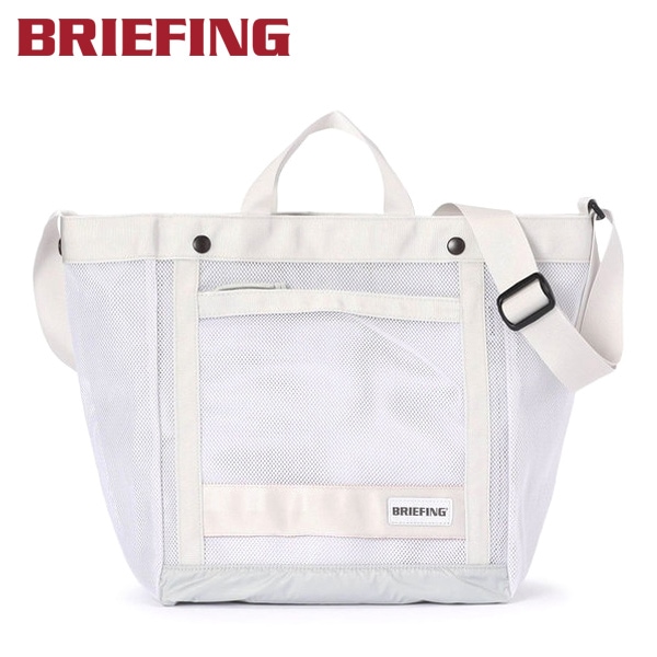 BRIEFING ホワイトシャツ バックジッパー付き 選べるノベルティ付】 ブリーフィング BRIEFING 2WAYショルダーバッグ