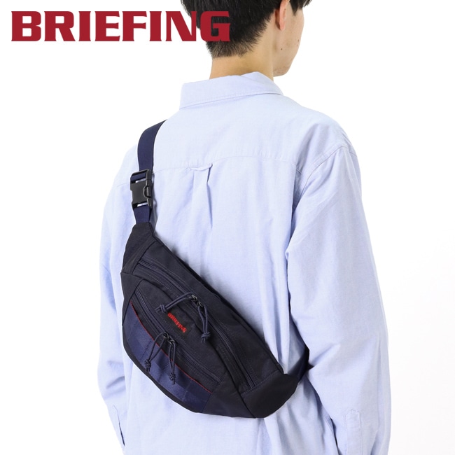 選べるノベルティ付】ブリーフィング BRIEFING ボディバッグ SLASH （S