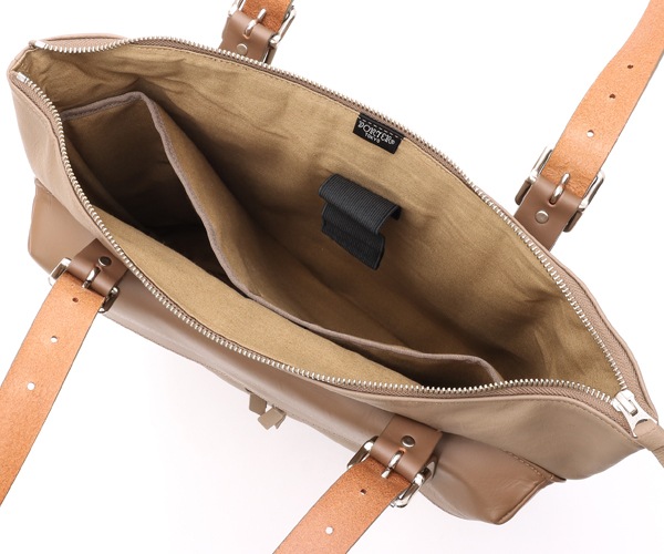 PORTER SHADE シェイド トートバッグ オールレザー ベージュ ポーター シェイド トートバッグ 114-05011 （カラー：ベージュ