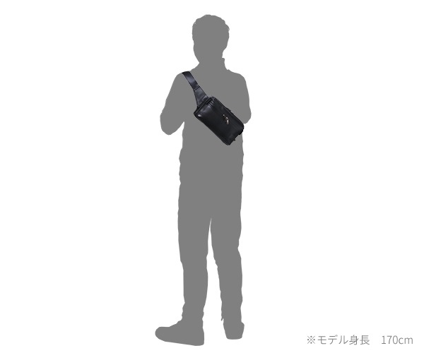 ポーター ガード ウエストバッグ 033-05066 （カラー：ブラック