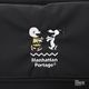 �����٤�Υ٥�ƥ��ա�Manhattan Portage �ޥ�ϥå���ݡ��ơ��� PEANUTS 2025 ��å��󥸥㡼�Хå� �ʥ��顼���֥�å��� MP1603BPDMGNTPNS25