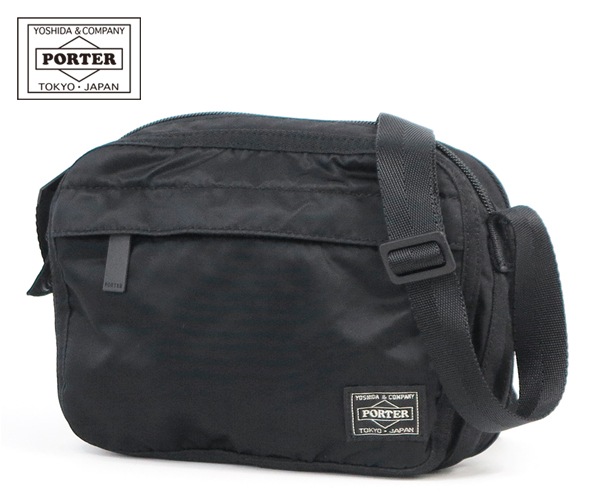 【美品】PORTER ポーターフレーム ショルダーバッグ　ブラック FRAME（PORTER） ポーター フレーム ショルダーバッグ(S) 690-17848