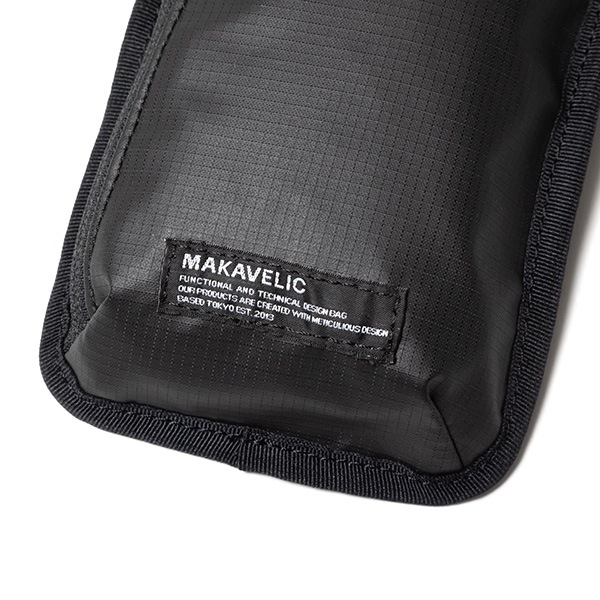 �����٤�Υ٥�ƥ��ա� MAKAVELIC �ޥ���٥�å� RICO Unit Shoulder Double Pouch ���������ݡ��� �ʥ��顼���֥�å��� 3125-30701