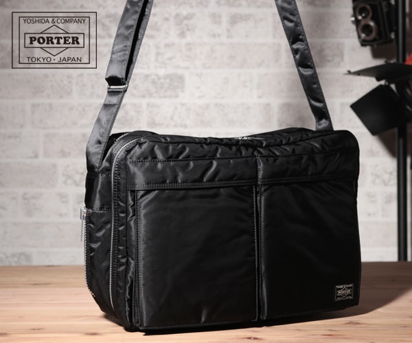 ポーター タンカー2wayボストンショルダーバッグ 大きい 黒ブラック