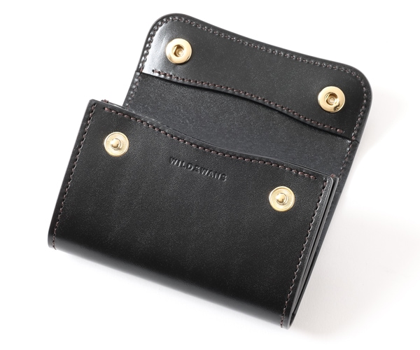 ワイルドスワンズ ポント PONTO ブラック TONGUEの進化形】WILDSWANS PONT ミニ財布｜利便性を高めた新