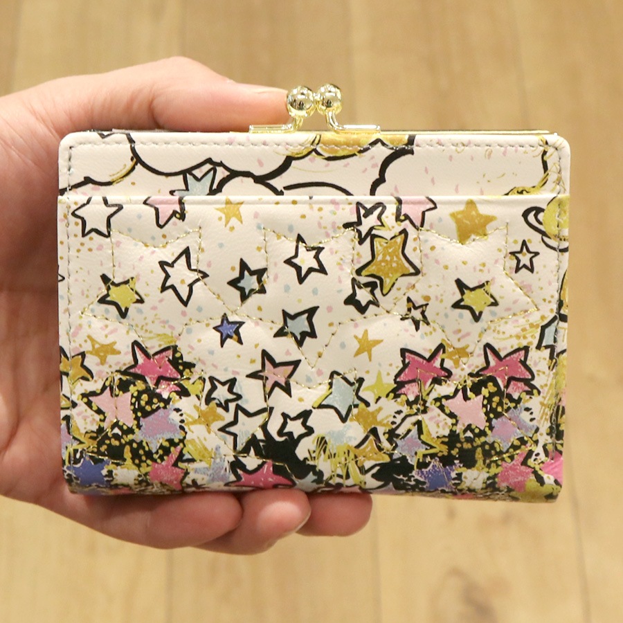 ツモリチサト ギャラクシー 星柄 二つ折り財布 ウォレット 財布
