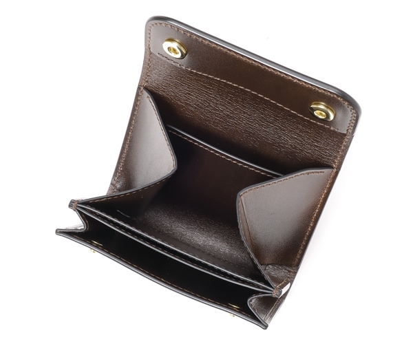 T*s様 WILD SWANS PONT/SD/CH （チョコレート） コンパクトウォレット《ポント》サドルプルアップ｜WILDSWANS