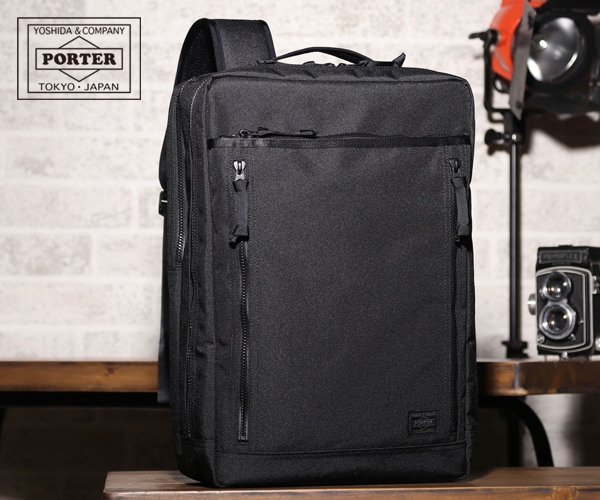 【美品】PORTER ポーター INTERACTIVE DAYPACK ブラック INTERACTIVE(インタラクティブ) DAYPACK | 吉田カバン