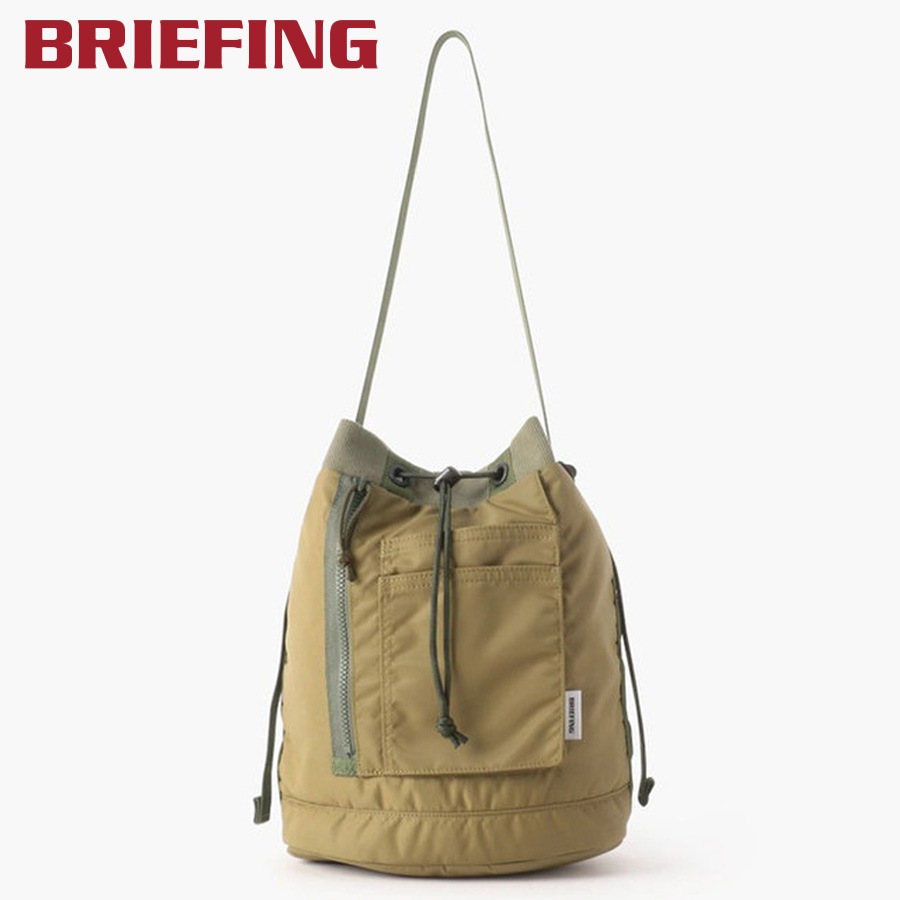 �����٤�Υ٥�ƥ��աۥ֥꡼�ե��� BRIEFING �ɥ������ȥ�󥰥������� L DRAWSTRING SHOULDER L �ʥ��顼���������� BRA253L54