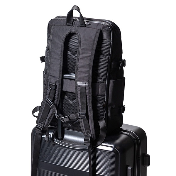 �����٤�Υ٥�ƥ��ա� MAKAVELIC �ޥ���٥�å� BUSINESS & TRAVEL RECTANGLE 5 DAYPACK �ǥ��ѥå� �ʥ��顼���֥�å��� 3126-10101