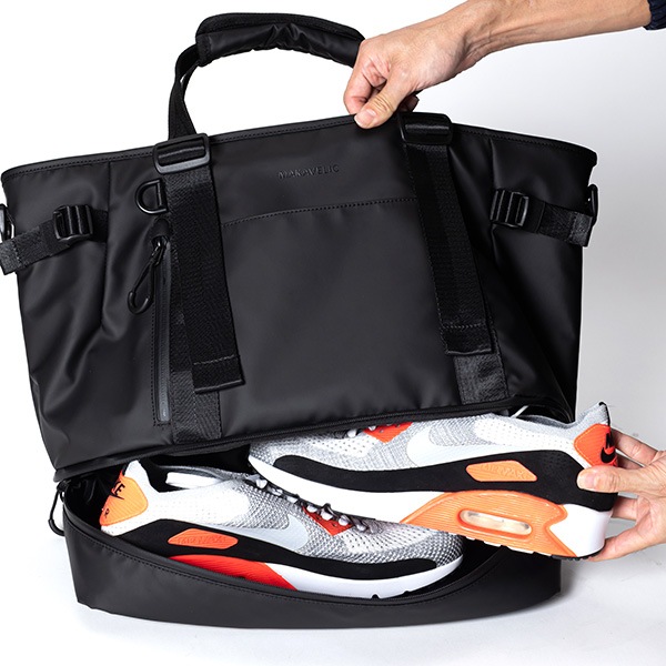 �����٤�Υ٥�ƥ��ա� MAKAVELIC �ޥ���٥�å� LUDUS HYDRO 2WAY TOTE BAG 2WAY�ȡ��ȥХå� �ʥ��顼���֥�å��� 3126-10201