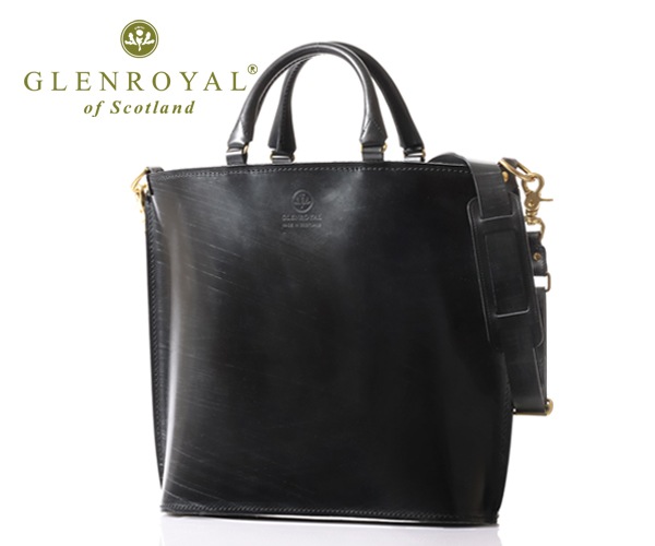 �����٤�Υ٥�ƥ��աۥ���������� GLENROYAL �ե�֥饤�ɥ�쥶�� ���åץ��������ȡ��ȥХå� �ʥ��顼���˥塼�֥�å��� 01-5845