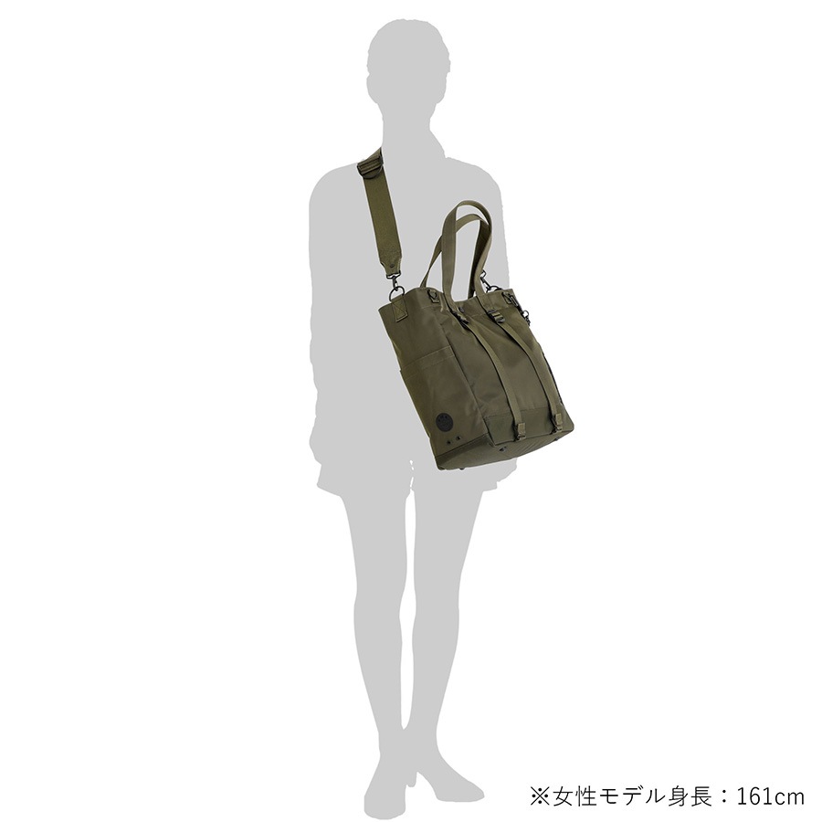POTR ライド 2WAY トートバッグ(L) 997-17077 （カラー：オリーブ