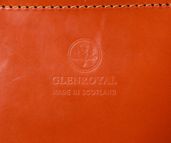 �����٤�Υ٥�ƥ��աۥ���������� GLENROYAL �ե�֥饤�ɥ�쥶�� ���åץ��������ȡ��ȥХå� �ʥ��顼�����å����ե����ɥ���� 01-5845