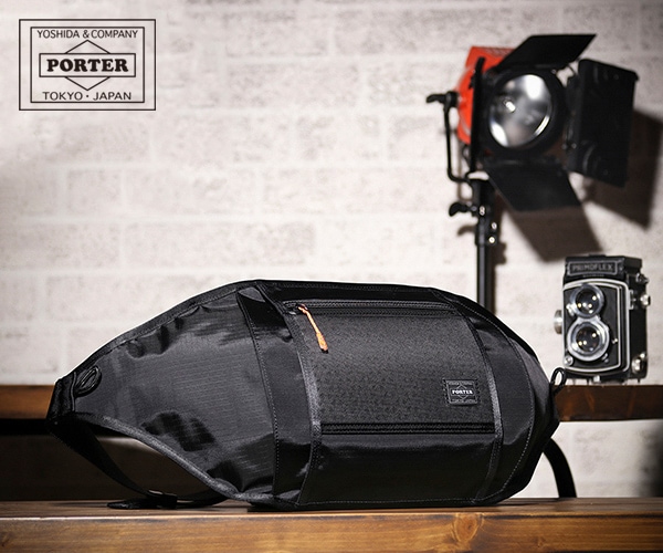 ポーター ヘキサリア ウエストバッグ(S) 682-17952 （カラー：ブラック