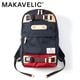 �����٤�Υ٥�ƥ��ա� MAKAVELIC �ޥ���٥�å� TRUCKS ROOTAGE DAYPACK �ǥ��ѥå� �ʥ��顼���������ͥ��ӡ��ߥ�åɡ� 3123-10104