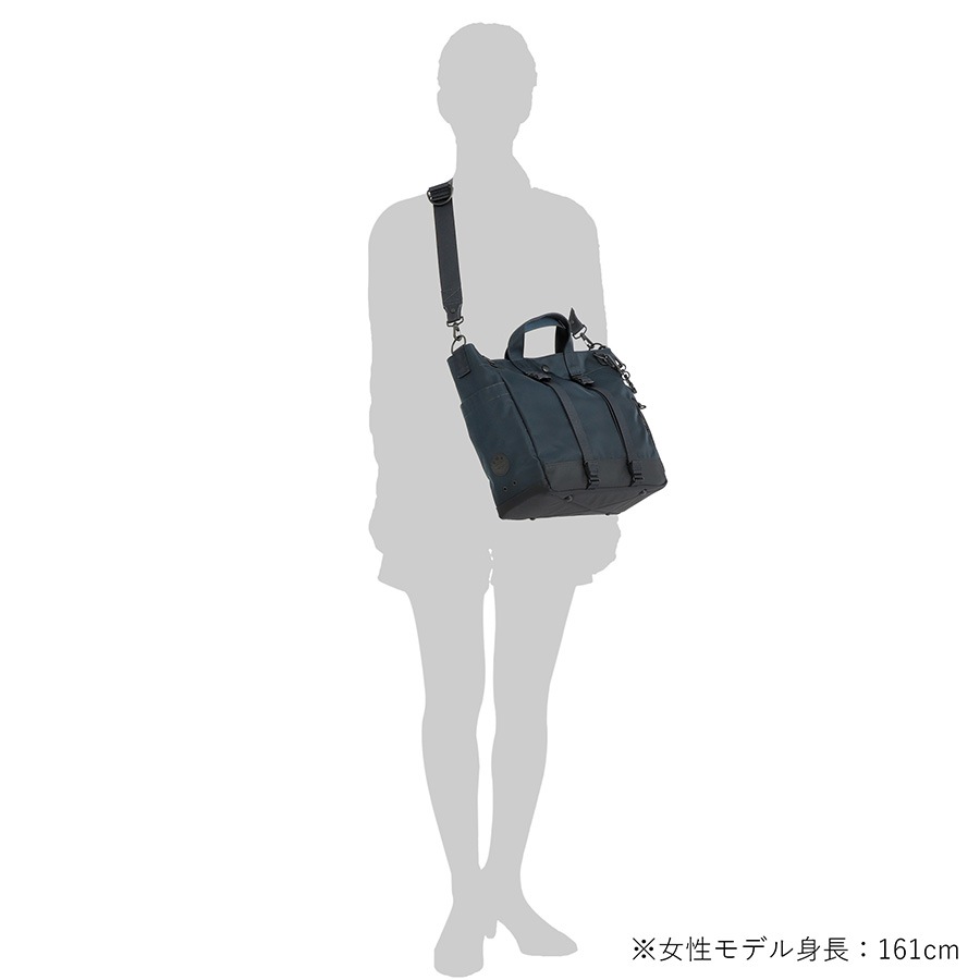POTR ライド 2WAYトートバッグ 997-17078 (カラー:ネイビーブルー POTR ライド 2WAYトートバッグ 997-17078 (カラー:ネイビーブルー
