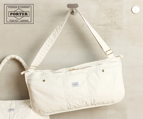 ポーター マイル ワークエプロン 754-15111 （カラー：オフホワイト