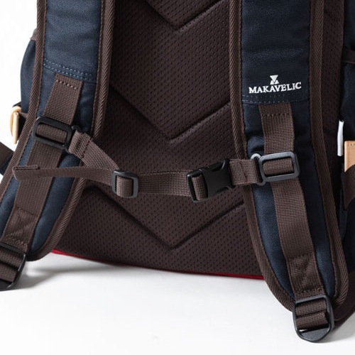 ٤Υ٥ƥա MAKAVELIC ޥ٥å TRUCKS DOUBLE BELT ADMIX DAYPACK ǥѥå ʥ顼֥å 312410101