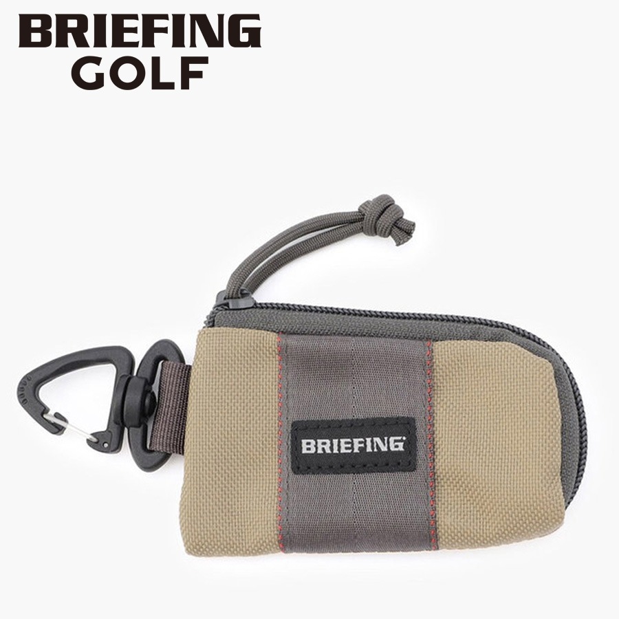 ブリーフィング BRIEFING ポーチ ROUND PURSE STD （カラー：タン