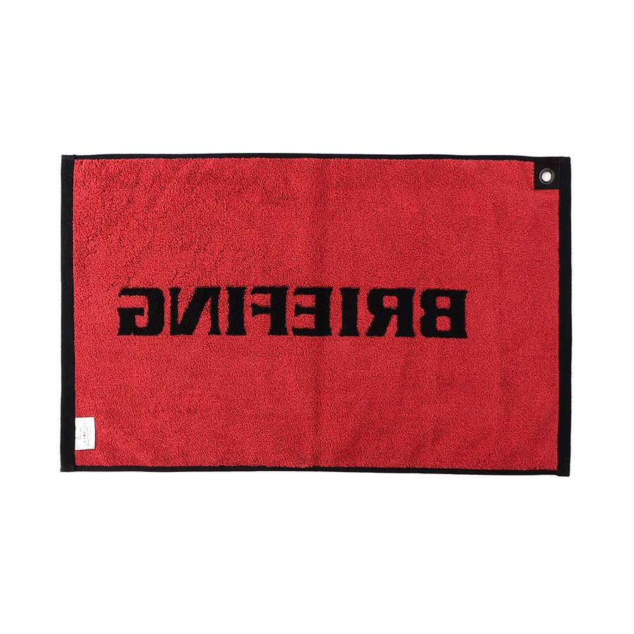 �֥꡼�ե��� BRIEFING �����ե����������� �ҥݥݥ��ޥ� LOGO FACE TOWEL BY HIPPOPOTAMUS �ʥ��顼���֥�å��� BRG241A16