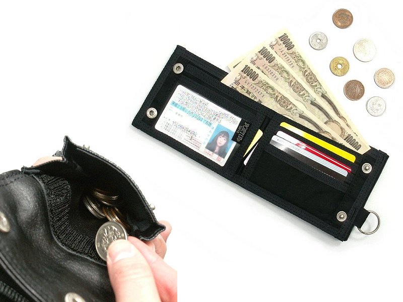 ポーター フリースタイル ウォレット 707-07176 （カラー：ブラック