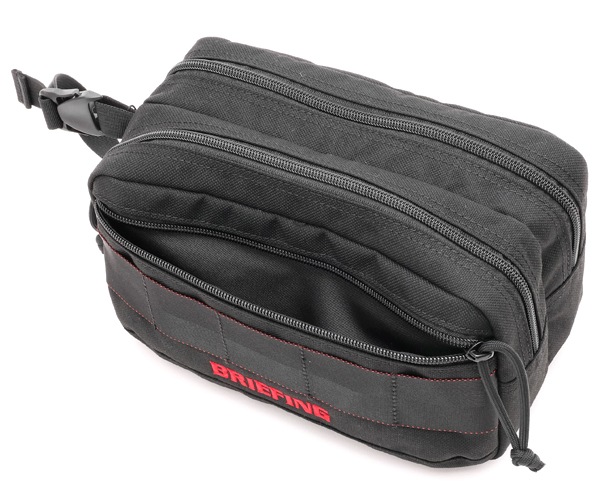 �����٤�Υ٥�ƥ��ա� �֥꡼�ե��� BRIEFING �ݡ��� TURF DOUBLE ZIP POUCH TL �ʥ��顼���֥�å��� BRG231G43