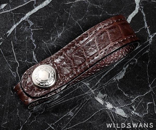 未使用 ワイルドスワンズ リーフ LEAF クロコダイル WILDSWANS FULL GRAIN BRIDLE / LEAF | KEY CASES | WILDSWANS(ワイルド