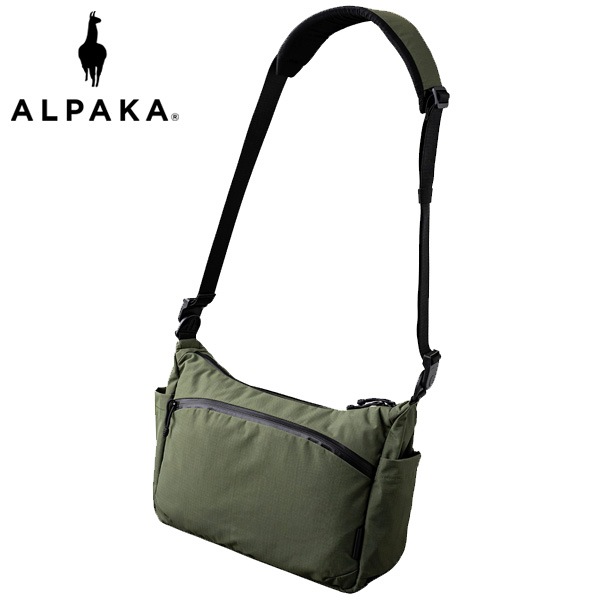 �����٤�Υ٥�ƥ��ա� ALPAKA ����ѥ� FLIGHT SATCHEL 11L ����󥰥Хå� �ʥ��顼�����꡼��� 4246