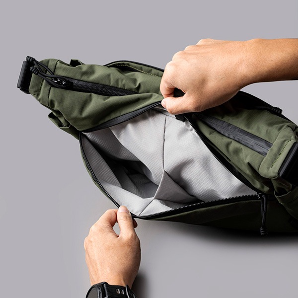 �����٤�Υ٥�ƥ��ա� ALPAKA ����ѥ� FLIGHT SATCHEL 11L ����󥰥Хå� �ʥ��顼�����꡼��� 4246