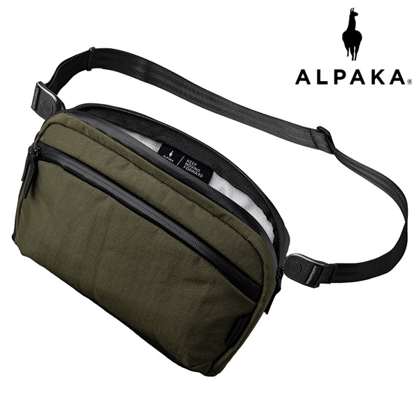 �����٤�Υ٥�ƥ��ա� ALPAKA ����ѥ� FLIGHT SLING 2L AXOFLUX ����󥰥Хå� �ʥ��顼�����꡼��N�ߥ��졼�� 4129