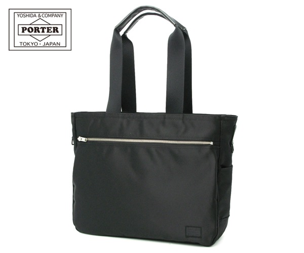 ブラックトートバッグ BLACK LABEL CRESTBRIDGE（ブラックレーベル クレストブリッジ