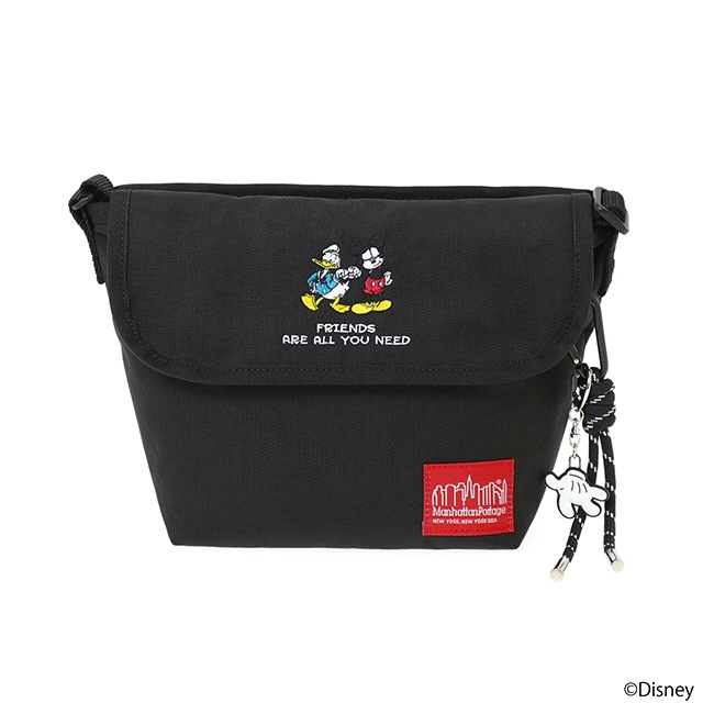 新品未使用 マンハッタンポーテージメッセンジャーバッグ ミッキー 40周年1/2 選べるノベルティ付】 Manhattan Portage マンハッタンポーテージ