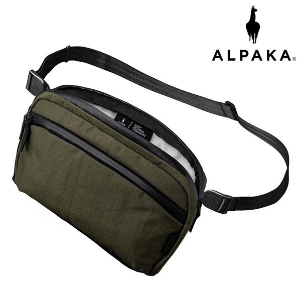 �����٤�Υ٥�ƥ��ա� ALPAKA ����ѥ� FLIGHT SLING MINI 1L ����󥰥Хå� �ʥ��顼�����꡼��� 4200