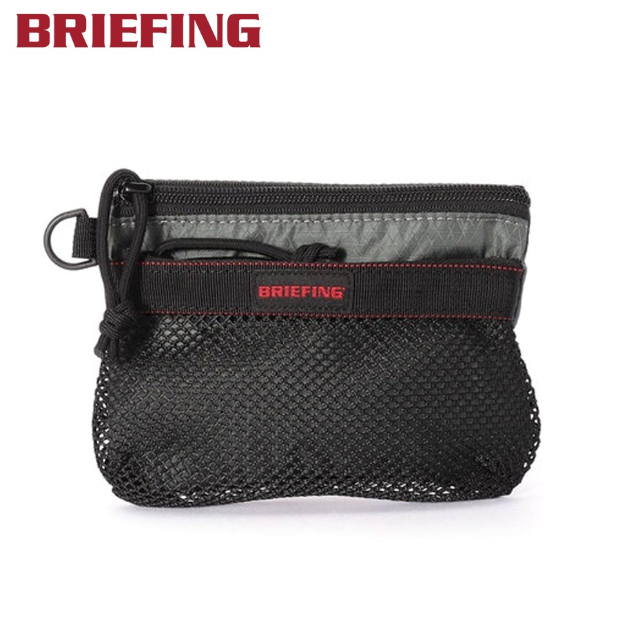 ブリーフィング BRIEFING メッシュフラットポーチ S MESH FLAT POUCH S