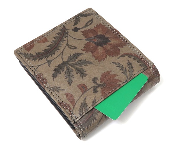 選べるノベルティ付】 NELD ネルド フラワー BOXミドル財布 （カラー