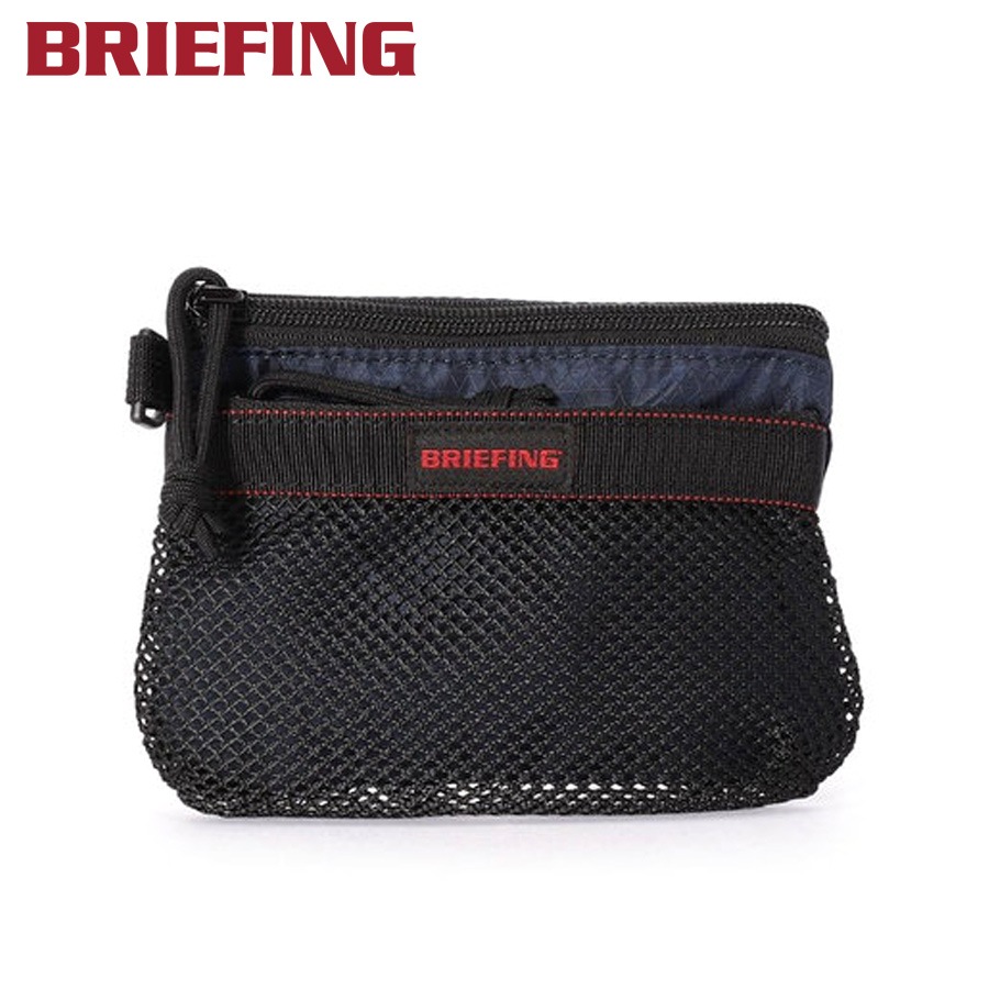 ブリーフィング BRIEFING メッシュフラットポーチ S MESH FLAT POUCH S