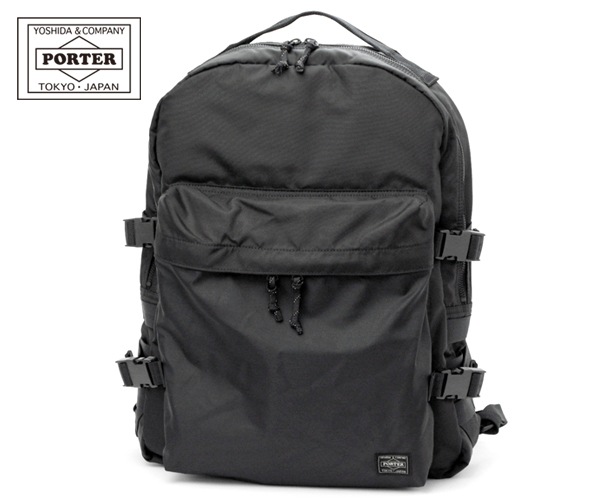 【廃盤品】PORTER ポーター スウェード×レザー リュック 大容量 ブラック PORTER - PORTERポーター☆STYLEスタイル デイパックレザー
