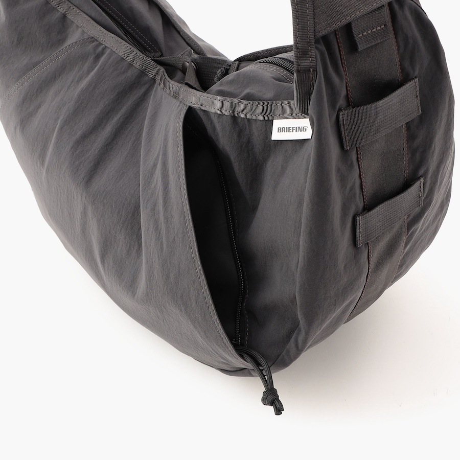 �����٤�Υ٥�ƥ��ա� �֥꡼�ե��� BRIEFING ���������Хå� HOBO BAG WIDE �ʥ��顼�����㥳����� BRA251L12