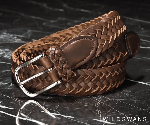 ganzo ファッション WILDSWANS ワイルドスワンズ クロコ コンビ ベルト