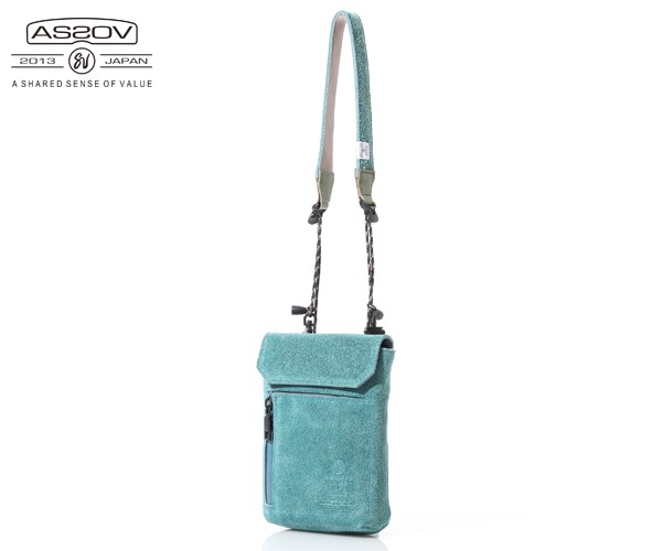AS2OV アッソブ サコッシュ WATER PROOF SUEDE SACOCHE