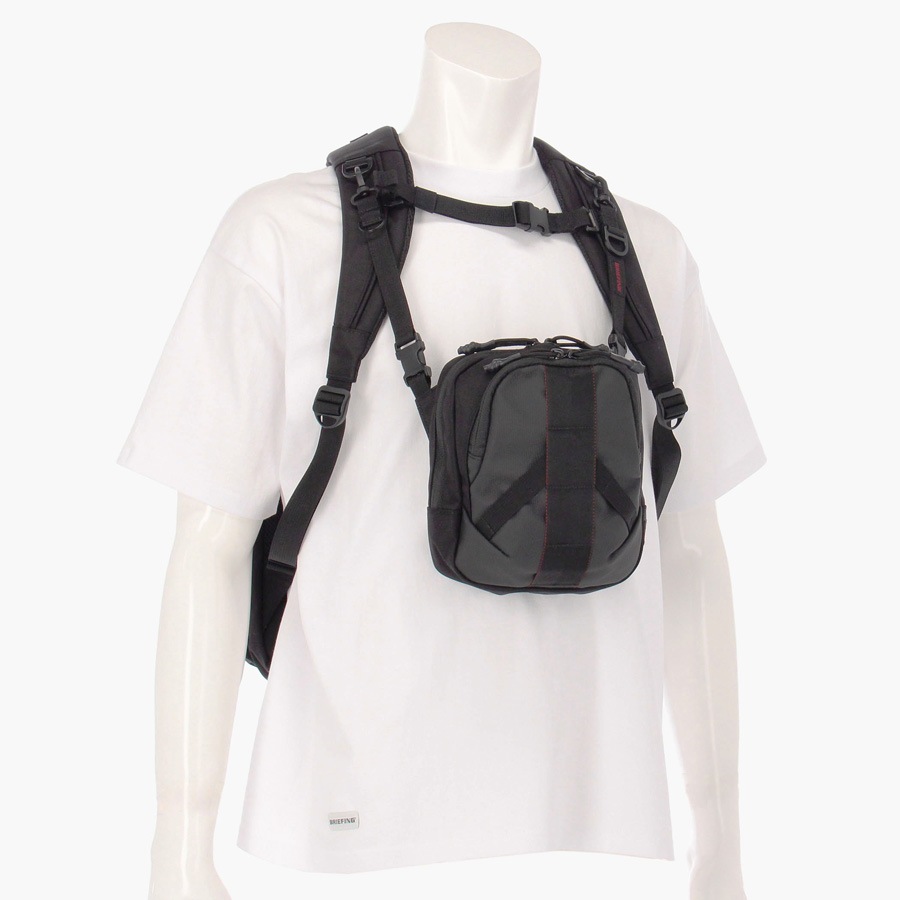 �����٤�Υ٥�ƥ��ա� �֥꡼�ե��� BRIEFING ���������Хå� SQ SHOULDER LE �ʥ��顼���֥�å��� BRA251L62