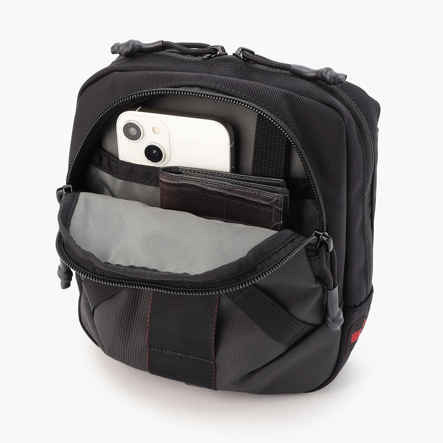 �����٤�Υ٥�ƥ��ա� �֥꡼�ե��� BRIEFING ���������Хå� SQ SHOULDER LE �ʥ��顼���֥�å��� BRA251L62