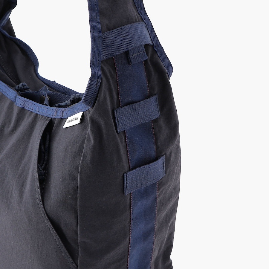 �����٤�Υ٥�ƥ��ա� �֥꡼�ե��� BRIEFING ���������Хå� HOBO BAG TALL �ʥ��顼���ͥ��ӡ��� BRA251L13