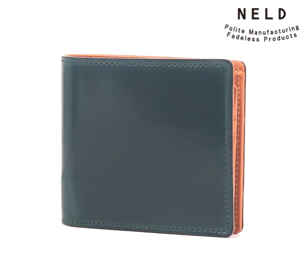選べるノベルティ付】 NELD ネルド コードバン BOX短財布 （カラー 