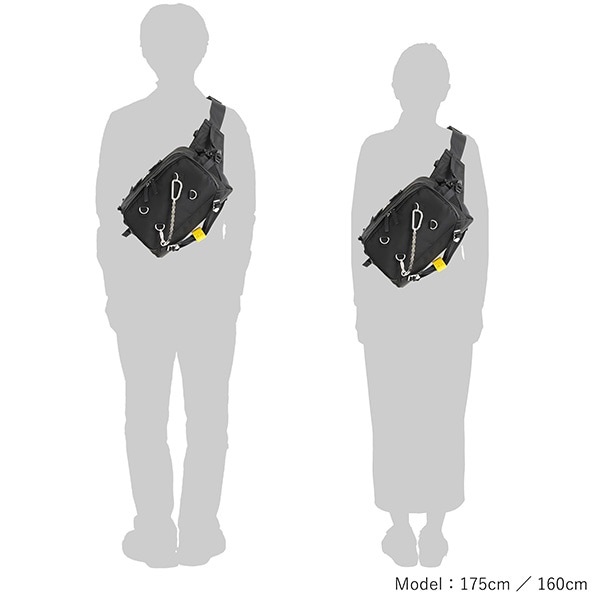 POTR ライド ブラック ウエストバッグ 997-36858 （カラー：ブラック