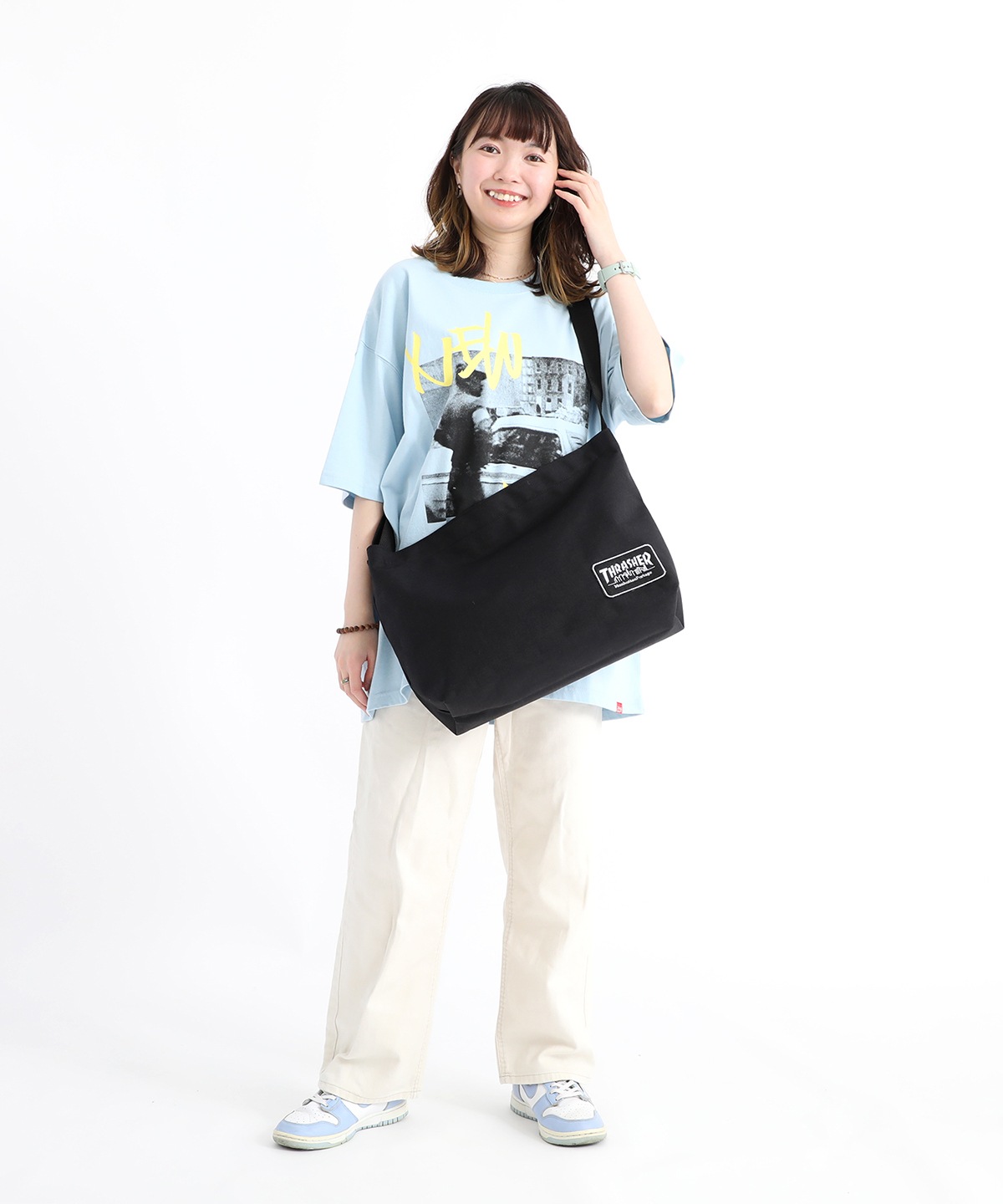 ٤Υ٥ƥա Manhattan Portage ޥϥåݡơ Embroidered Patch THRASHER Хå ʥ顼֥å MP1482EPTHRASHER