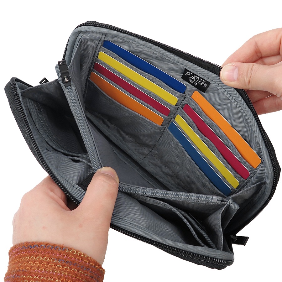 PORTER(ポーター) トラベルオーガナイザー ブラック HYBRID(ハイブリッド) TRAVEL ORGANIZER | 吉田カバン