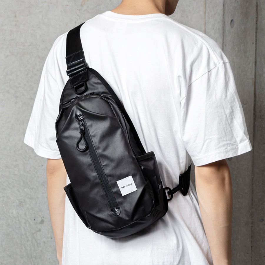 �����٤�Υ٥�ƥ��ա� MAKAVELIC �ޥ���٥�å� COCOON BODY BAG Ripstop Mix �ܥǥ��Хå� �ʥ��顼���֥�å��� 3125-10301