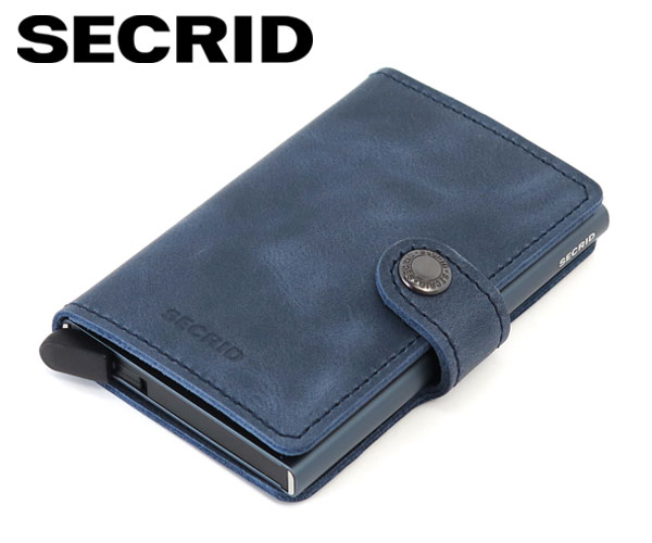 【即発送】Secrid Miniwallet Vintage Blue 新品 選べるノベルティ付】 SECRID セクリッド ミニウォレット VINTAGE